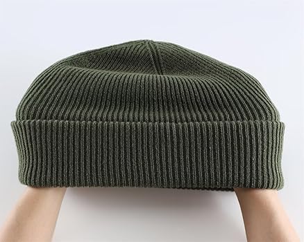 Connectyle Men's Cuffed Beanie Hat Thick Knitted Winter Hats